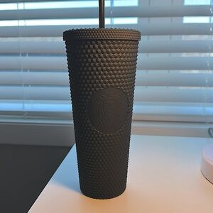 Starbucks 24 oz Matte Black Studded Tumbler